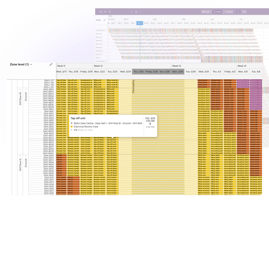 Sitedrive staying fast and readable on a large, detailed schedule