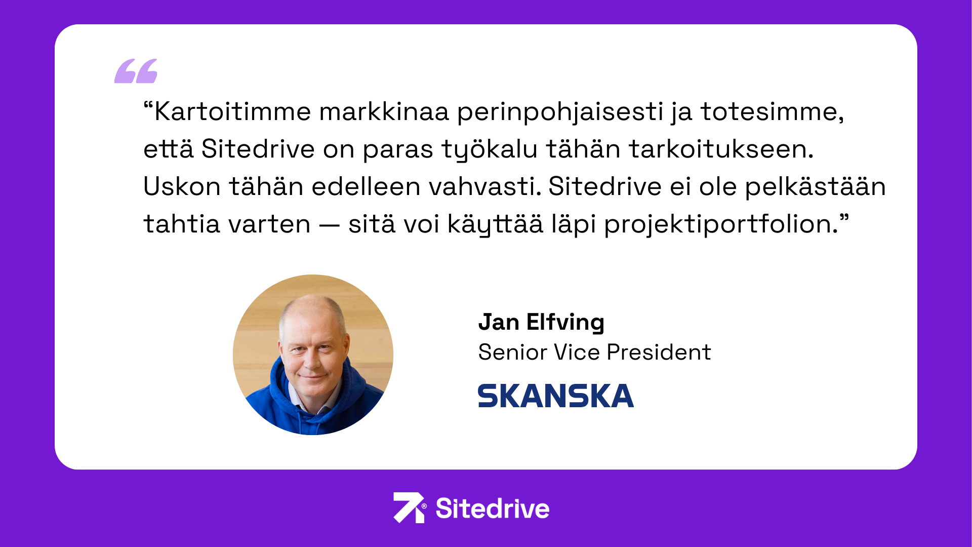 Skanska: Yksi aikatauluohjelmisto koko projektisalkkuun